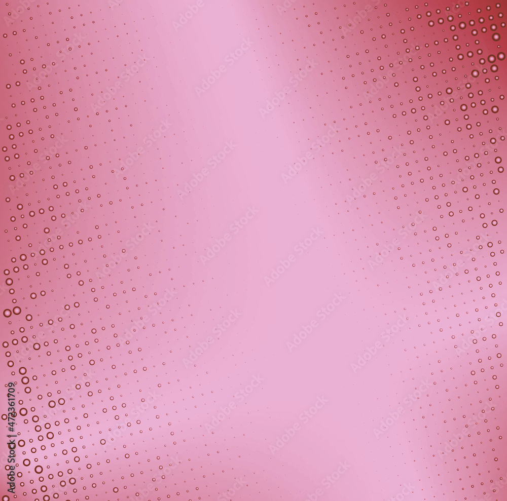 pink background with drops