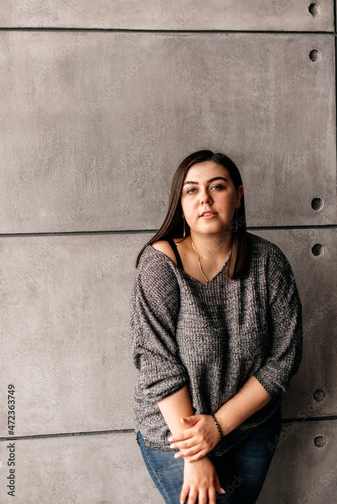 Studio photo of a beautiful adult girl Studio photo of a beautiful adult girl