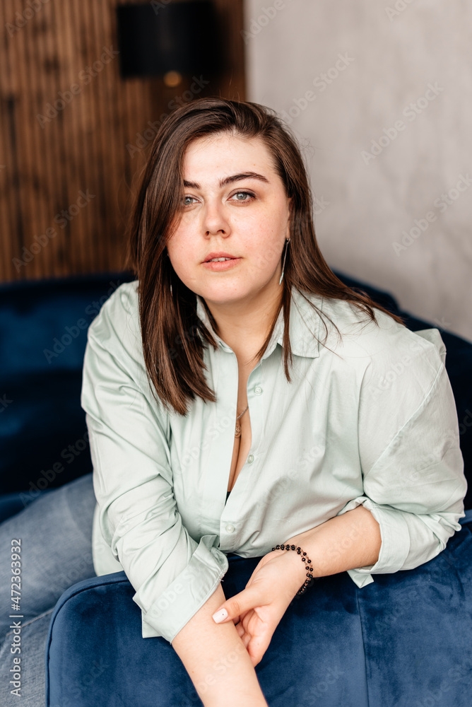 Studio photo of a beautiful adult girl Studio photo of a beautiful adult girl