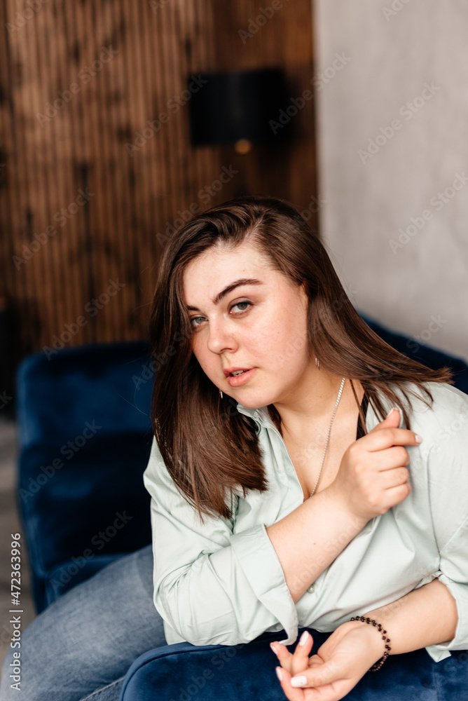 Studio photo of a beautiful adult girl Studio photo of a beautiful adult girl