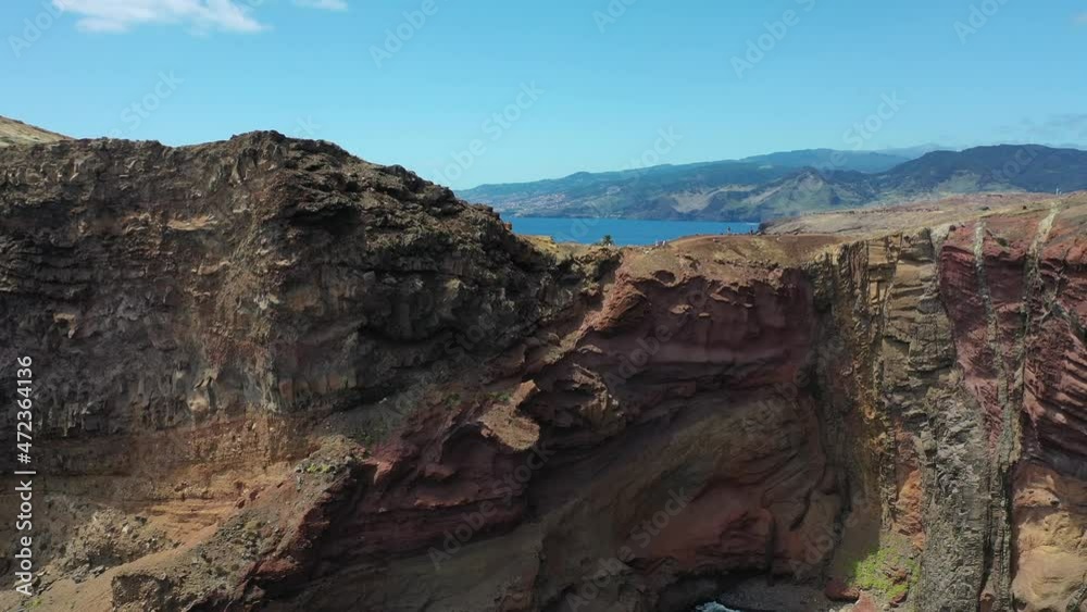 Portugal. Landscape of Madeira island taken from the drone. Portugal. Landscape of Madeira island taken from the drone.