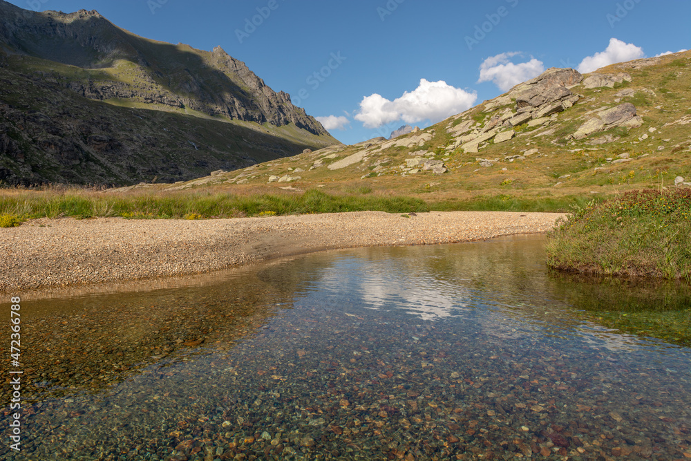 Rocky mountains in the Italian Alps.