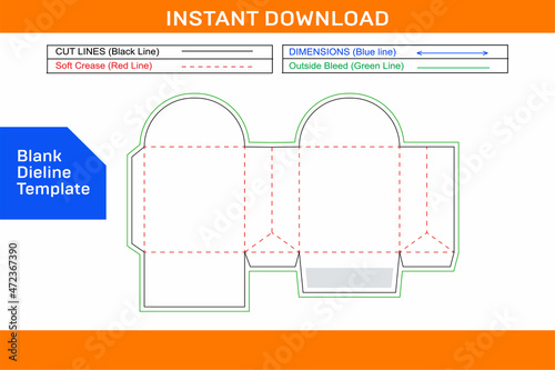 Shopping bag, carry bag and shoe bag dieline template, 3D vector file editable easily resizeable_Blank dieline template