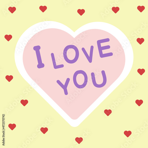 postcard valentine's day