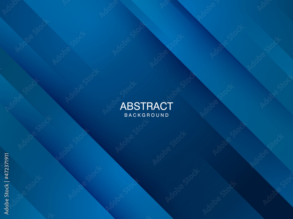realistic dark blue gradient diagonal paper cut and sparkling light abstract background