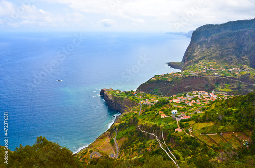 View of the coast of the sea