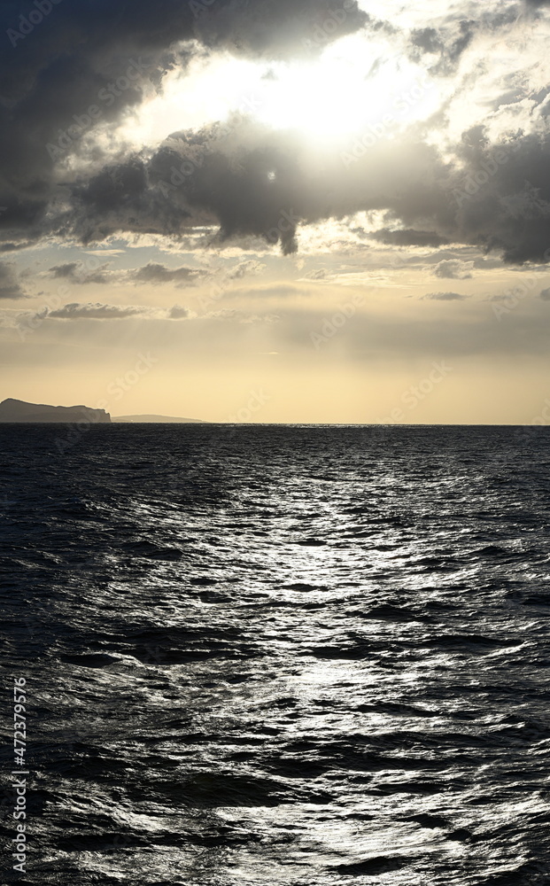 Fototapeta premium sunset on the sea... Baléares 