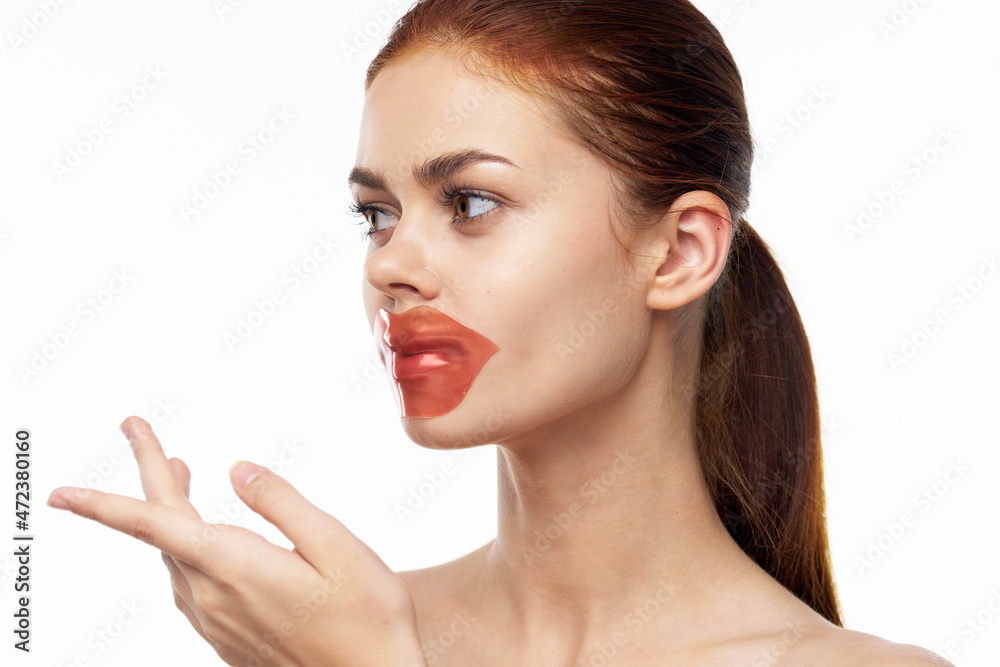 pretty woman naked shoulders lip mask skin care pretty woman naked shoulders lip mask skin care