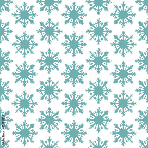 seamless pattern winter background with hand drawn multicolored snowflakes , snow, swirl, blizzard, design elements. Christmas decor