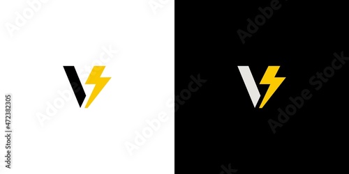Modern and professional volt logo design