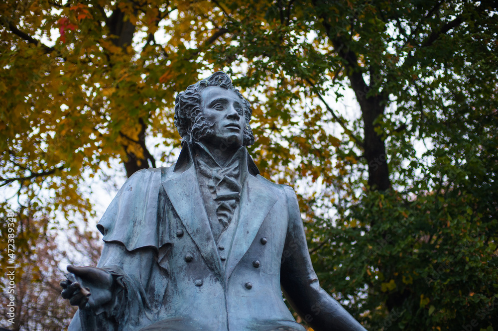 Monument to the poet Alexander Sergeyevich Pushkin in Minsk Monument to the poet Alexander Sergeyevich Pushkin in Minsk