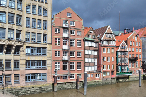 Beautiful old architecture of Hamburg