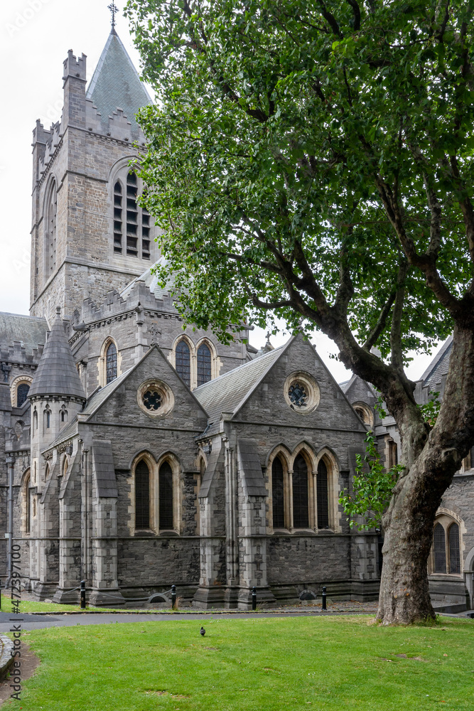View of the Dublin's Cathedral, Ireland