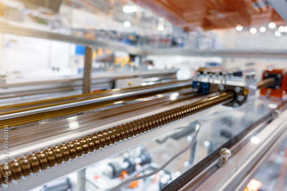 Linear guides ball screw for precise linear movement in positioning