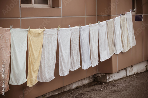 Cuadro en lienzo Housekeeping, laundry service.
