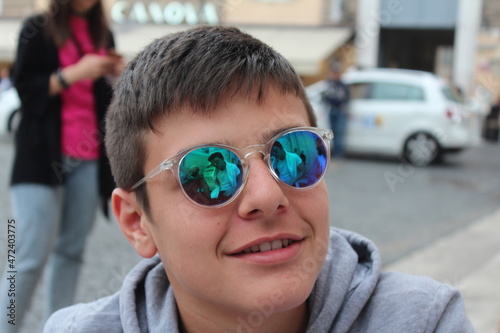 portrait of a man in sunglasses