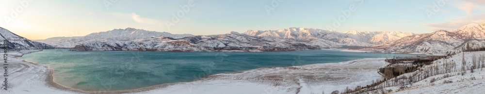 Charvak reservoir, Uzbekistan