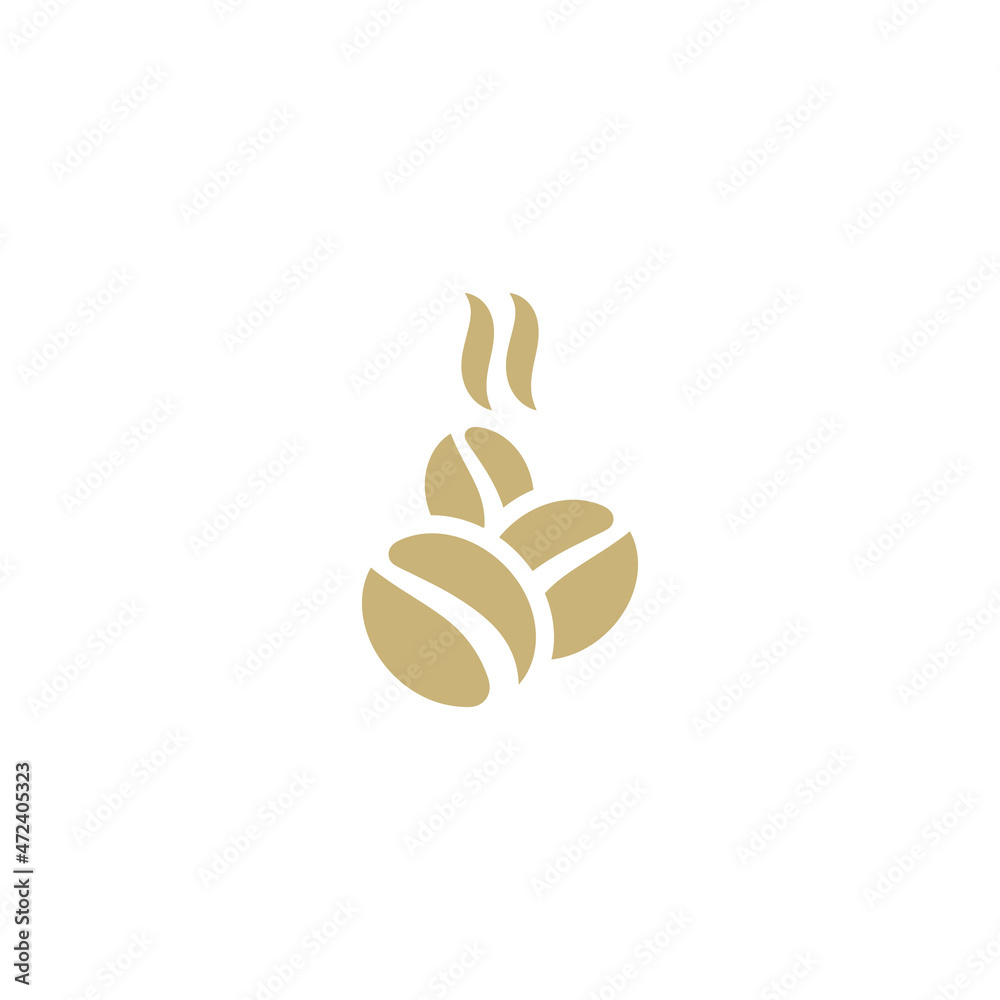 Obraz premium coffee bean icon vector