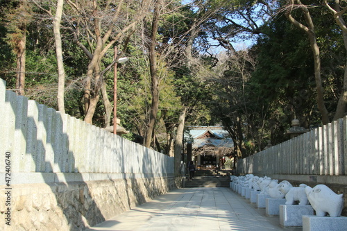 日本の神社　保久良神社(神戸市東灘区本山町)の境内
