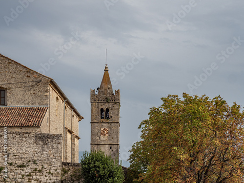 The ancient architecture in town Hum