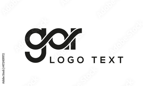 Letter GAR creative logo design vector	