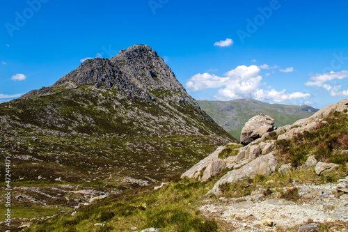 Climbing Tryffan via the South Ridge in the Ogwen Vally in Snowdonia © RamblingTog