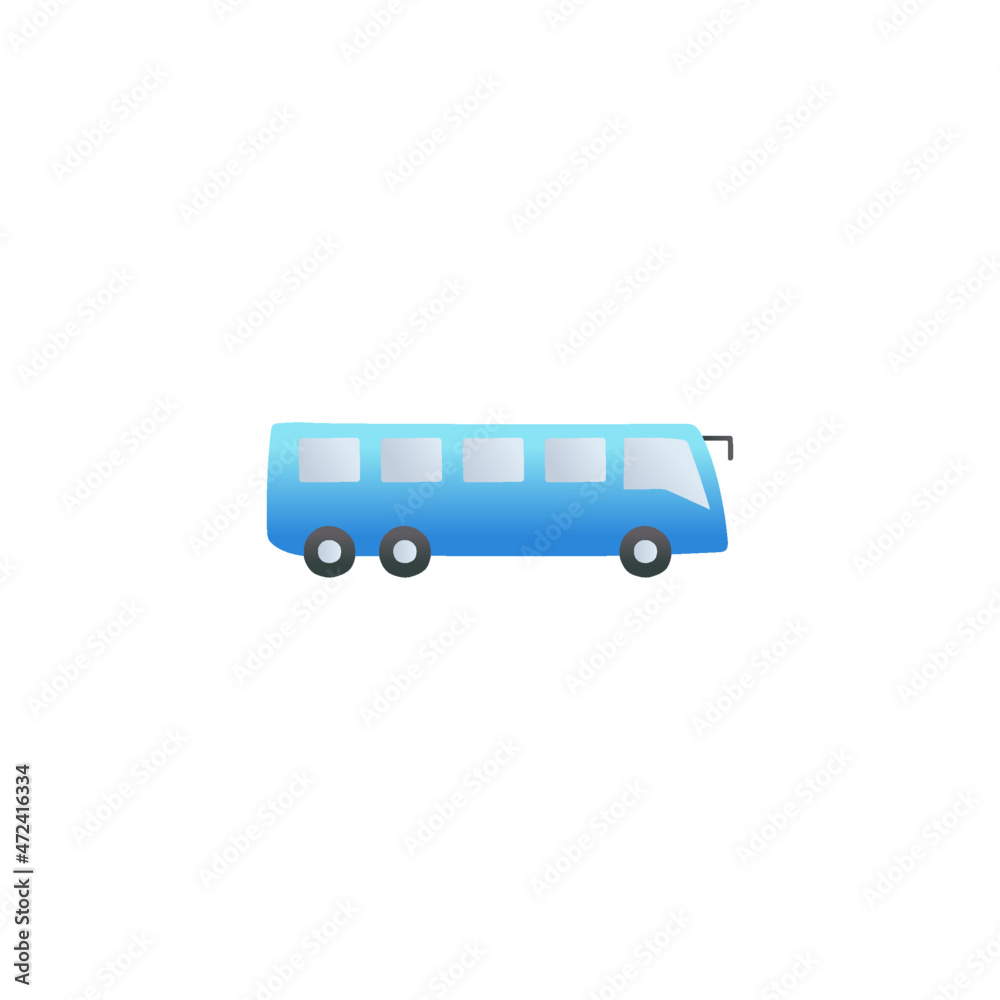 modern Bus, school bus, school transport icon in gradient color, isolated on white background modern Bus, school bus, school transport icon in gradient color, isolated on white background