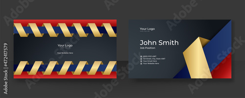 Modern business card design template