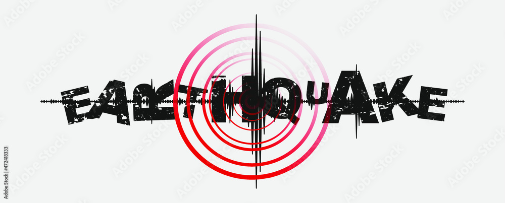 Fototapeta premium earthquake background