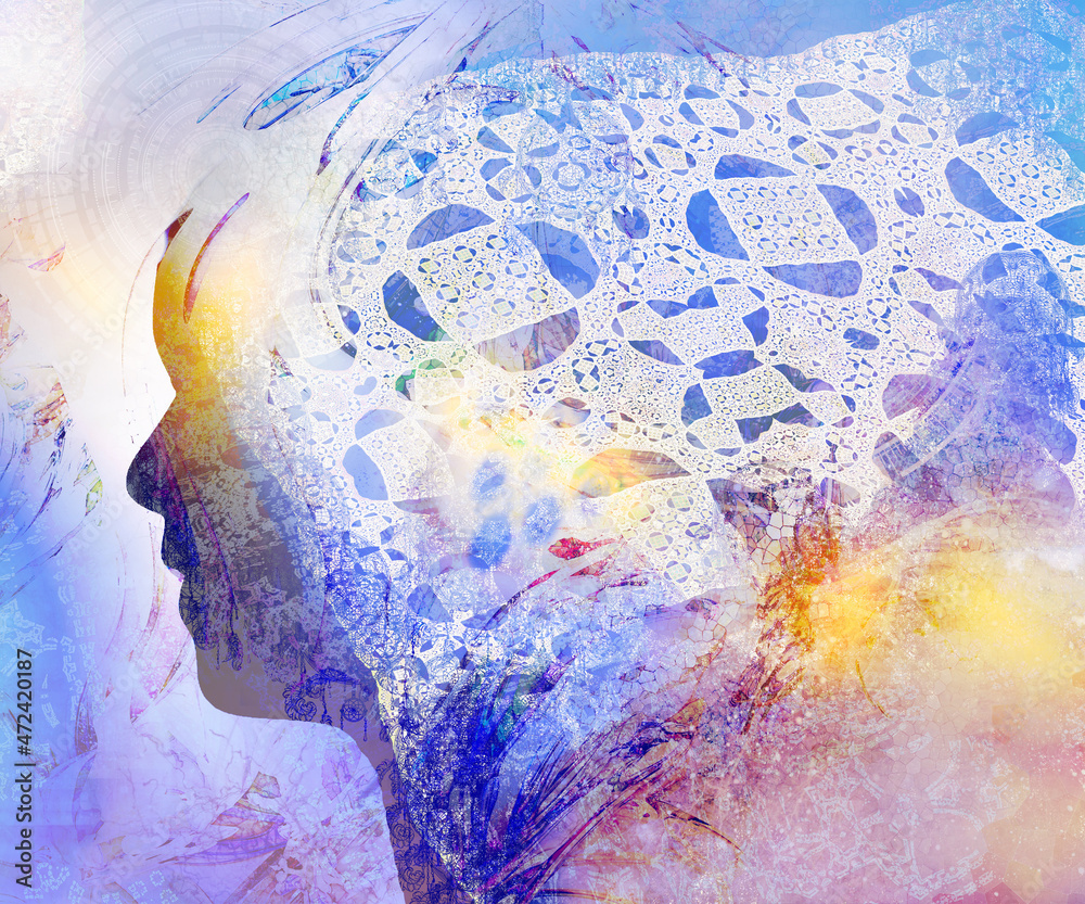 Fototapeta premium abstract background with bubbles