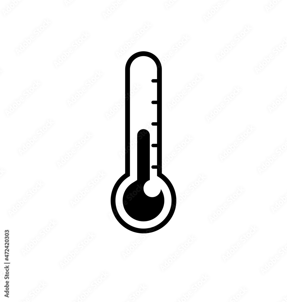 simple small thermometer temperature icon simple small thermometer temperature icon
