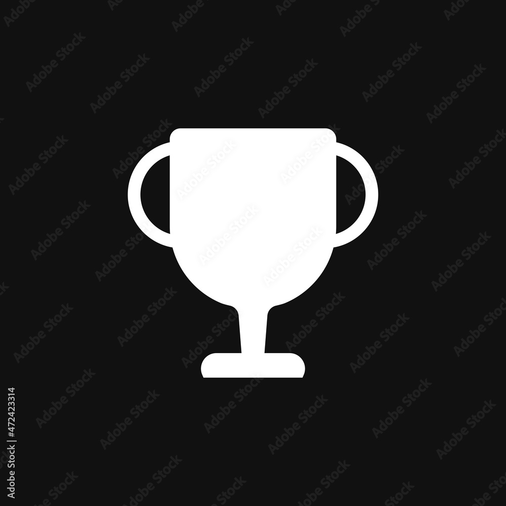 Award icon on grey background Award icon on grey background