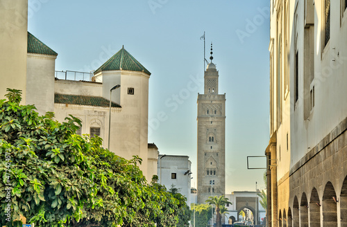 Habous Medina, Casablanca, HDR Image photo