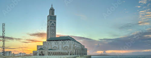 Hassan II Mosque, Casablanca, HDR Image photo