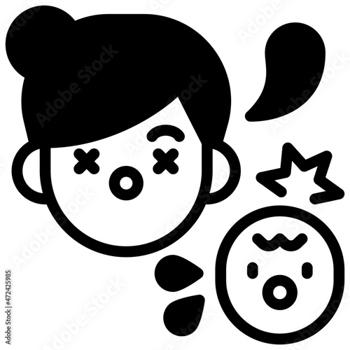 tired solid icon