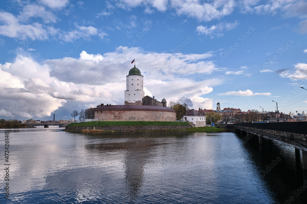 Vyborg fortress. Tower of St. Olaf. Vyborg, Leningrad region, Russia