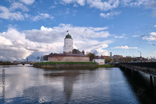 Vyborg fortress. Tower of St. Olaf. Vyborg, Leningrad region, Russia