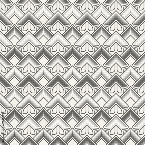 Abstract geometric seamless pattern