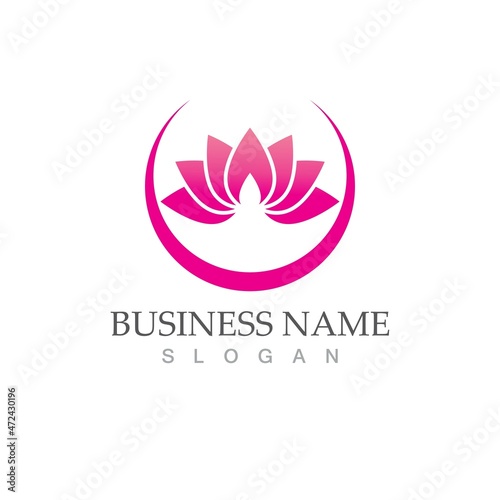 Beauty Vector lotus flowers design