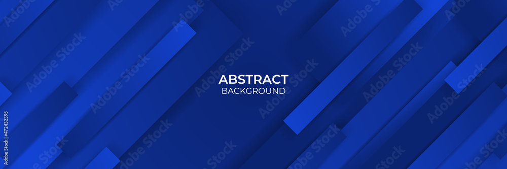 Modern abstract dark navy blue banner background. Vector abstract graphic design banner pattern background template illustration. Modern abstract dark navy blue banner background. Vector abstract graphic design banner pattern background template illustration.