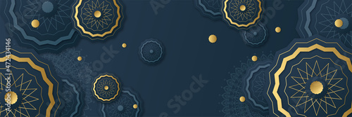 Islamic Background design for Ramadan Kareem. Arabic pattern background. Islamic ornament vector. Decorative background with ornamental elements in oriental style. Vector illustration