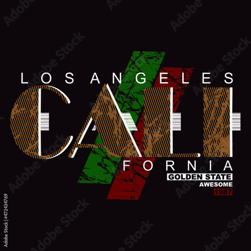 california summer text,lettering,images nature vector illustration t shirt design