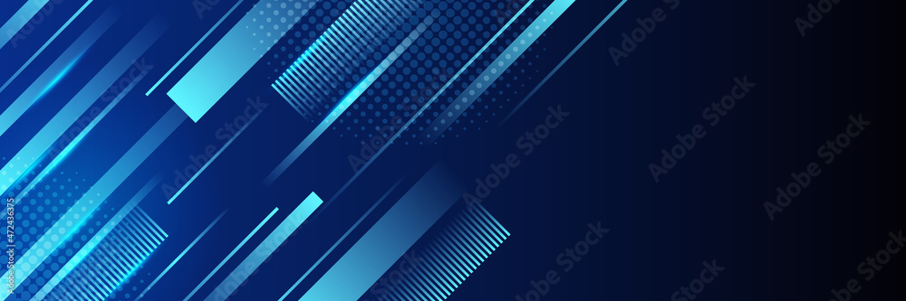 Modern blue abstract banner background with shadow 3d layered light rectangle. Vector illustration design for presentation, banner, cover, web, flyer, card, poster, wallpaper, texture, slide, magz Modern blue abstract banner background with shadow 3d layered light rectangle. Vector illustration design for presentation, banner, cover, web, flyer, card, poster, wallpaper, texture, slide, magz