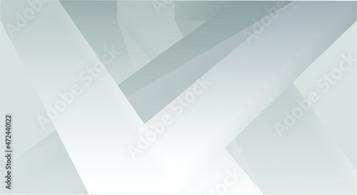 Vector grey and white abstract background with overlapping shapes and lines. Business, corporate, seminar presentation background.