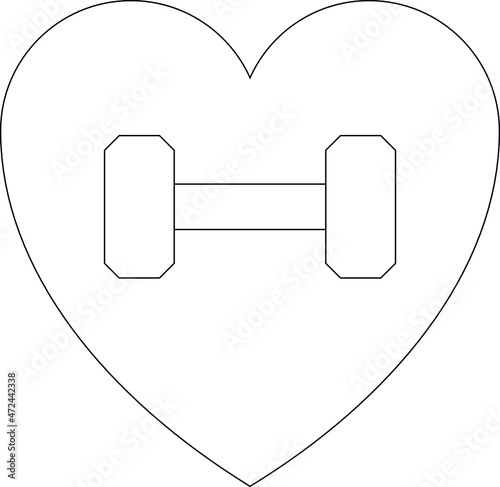 healthy life icons heart  and life