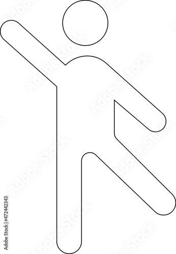 healthy life icons exercise and gymnast