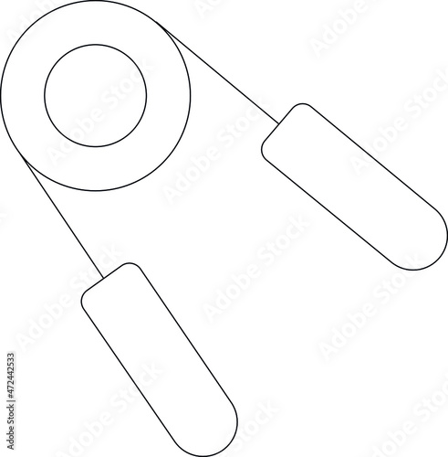healthy life icons hand grip and exercise