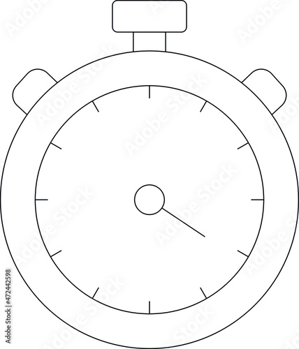 healthy life icons stopwatch and timer