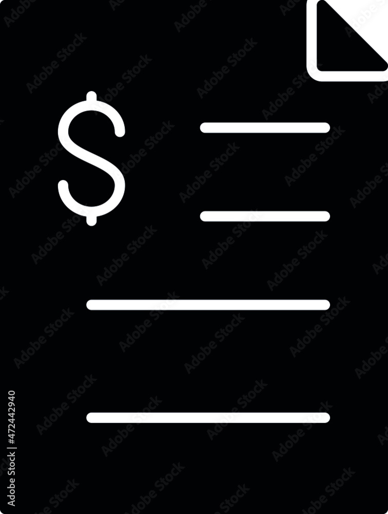 finance icons bill and invoice finance icons bill and invoice