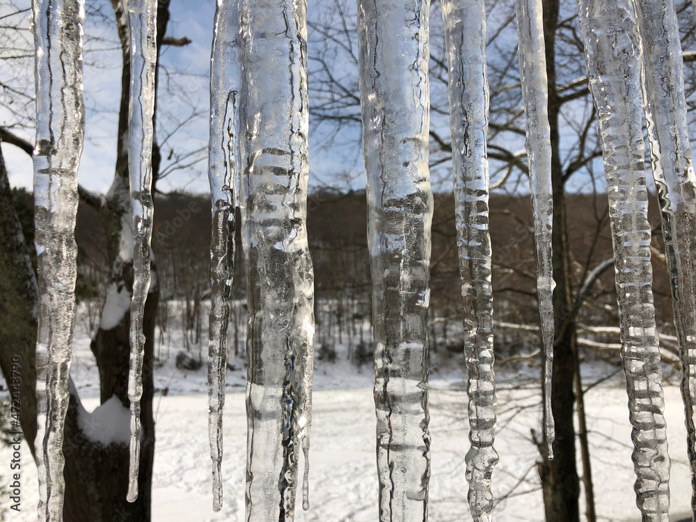 Fototapeta premium icicles